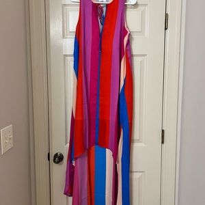 Colorful Summer High Low Dress